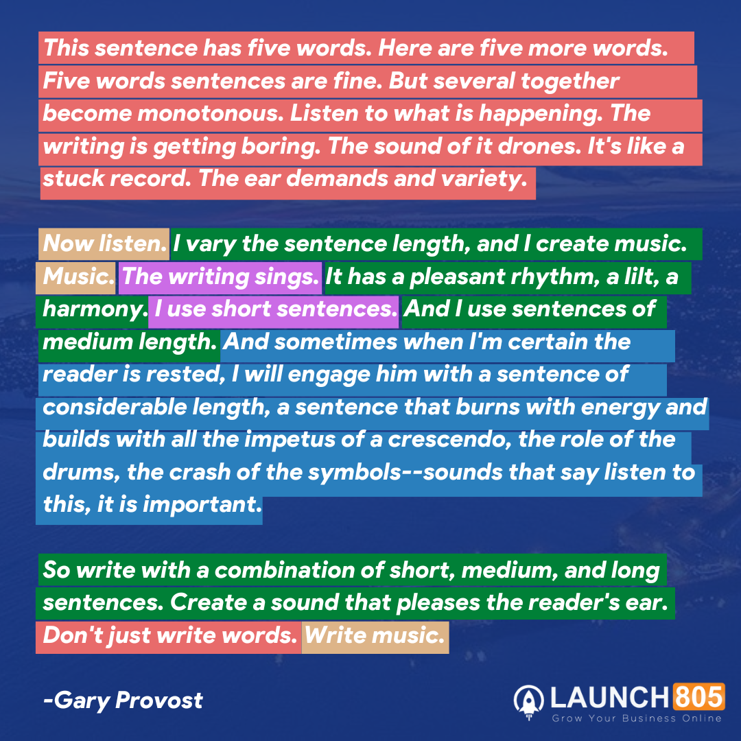 Gary Provost Write Music